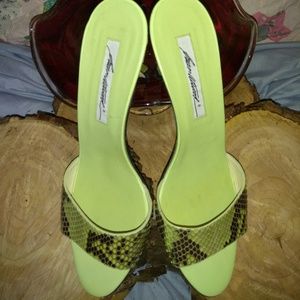 Escarpins Brian Atwood - Taille 40 EU (10 US) - Hauteur Très Haute (plus De 10 Cm) - Couleur Verte - Neufs Dans Leur Boîte D'origine